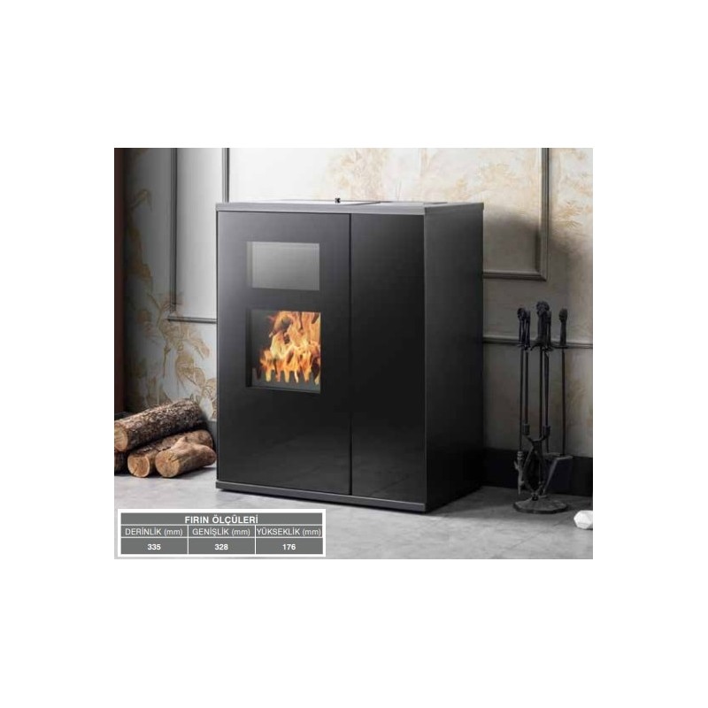 DAİWA DP-30 F PELET SOBASI KUZİNELİ KALORİFERLİ