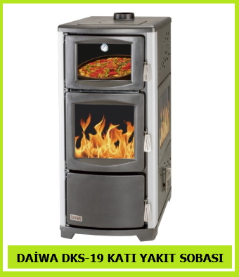 Sıcak sulu Daiwa Kalorifer sobası ustası , DAİWA DKS-19 KURU TİP KUZİNELİ SOBA